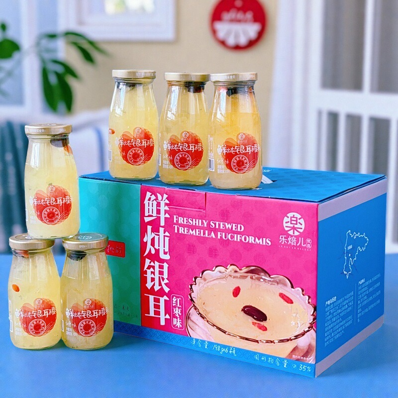乐焙儿鲜炖银耳6瓶礼盒