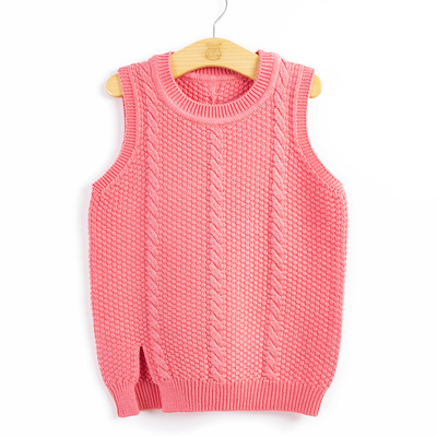 女童秋冬新款羊毛毛衣马甲背心