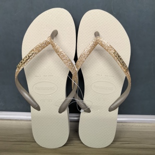 人字拖平底休闲日常沙滩防滑平跟时尚 glitter