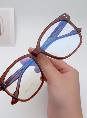 深圳制造板材黑色超大框男女近视眼镜框架平光素颜镜150MM55-18-