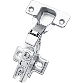 老式 二孔调节弹簧液压铁家具铰链阻尼橱柜木柜门合页全盖无盖固定