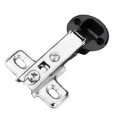 朗润五金玻璃门铰链26杯圆头合页 展示酒柜书柜门飞机烟斗 可拆卸