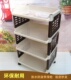 大号多层置物架塑料落地储物收纳架卫生间整理架家用简约创意层架