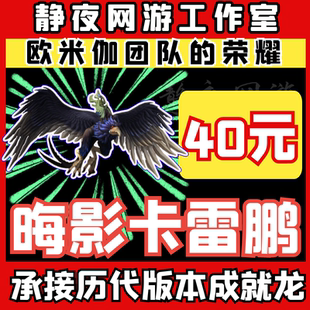 魔兽世界代练坐骑迅翼【晦影卡雷鹏】欧米伽团队的荣耀 WOW成就龙
