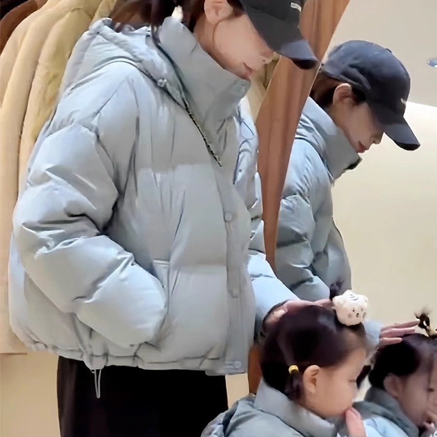 连帽短款棉服女装2026年冬季新款小个子时尚百搭面包服保暖厚外套