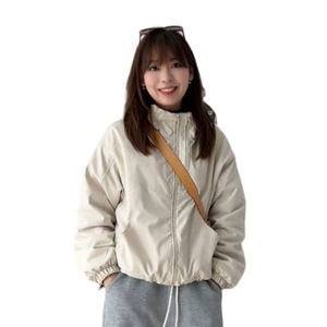 连帽羽绒棉服冲锋衣外套女2024冬季新款宽松小个子加厚外套