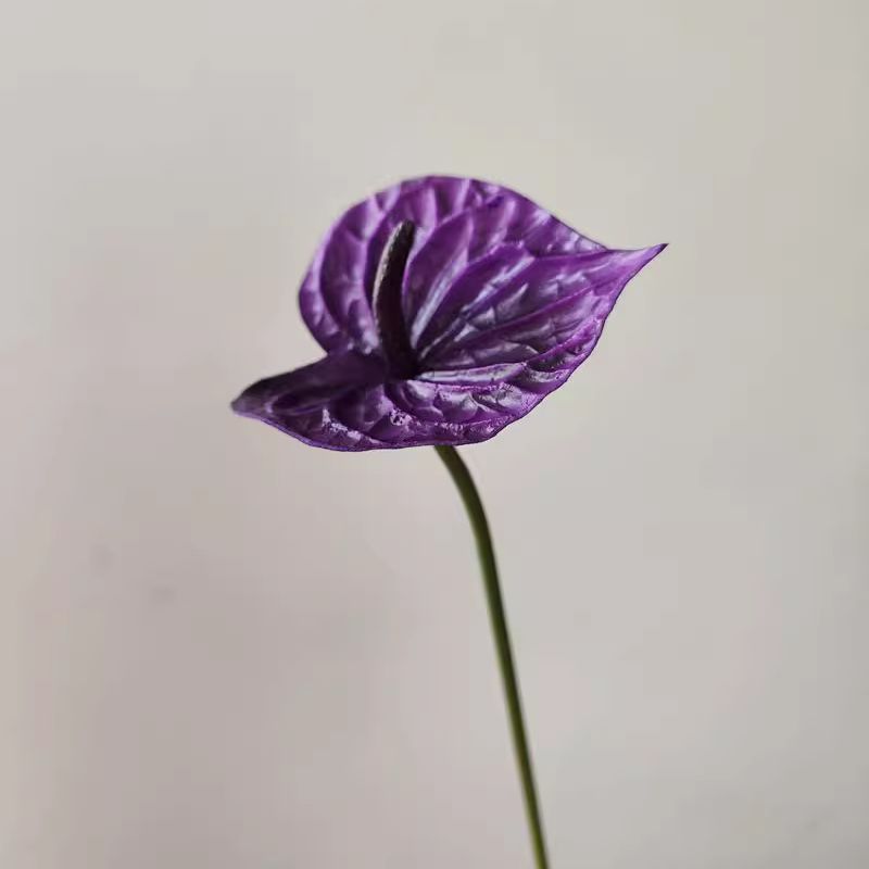 新款仿真掌高品质PU迷你小号粉掌绿掌紫色假花婚庆布置家居花艺