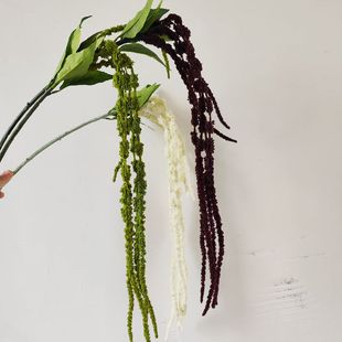 仿真花 长尾苋 柔丽丝 绿色吊米 家居装饰摆件陈设软装花艺情人泪