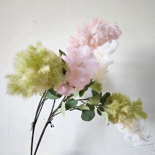 仿真花 黄栌 烟树 花艺师造景 摄影道具 商业软装 摆件陈设 雾状