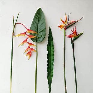 仿真高端大天堂鸟假花家居装饰餐桌花艺摆件样板间花卉鹤望兰摄影