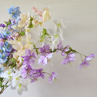 垂丝茉莉仿真花挂壁装饰假花客厅桌面插瓶花卉样板房民宿婚礼造景