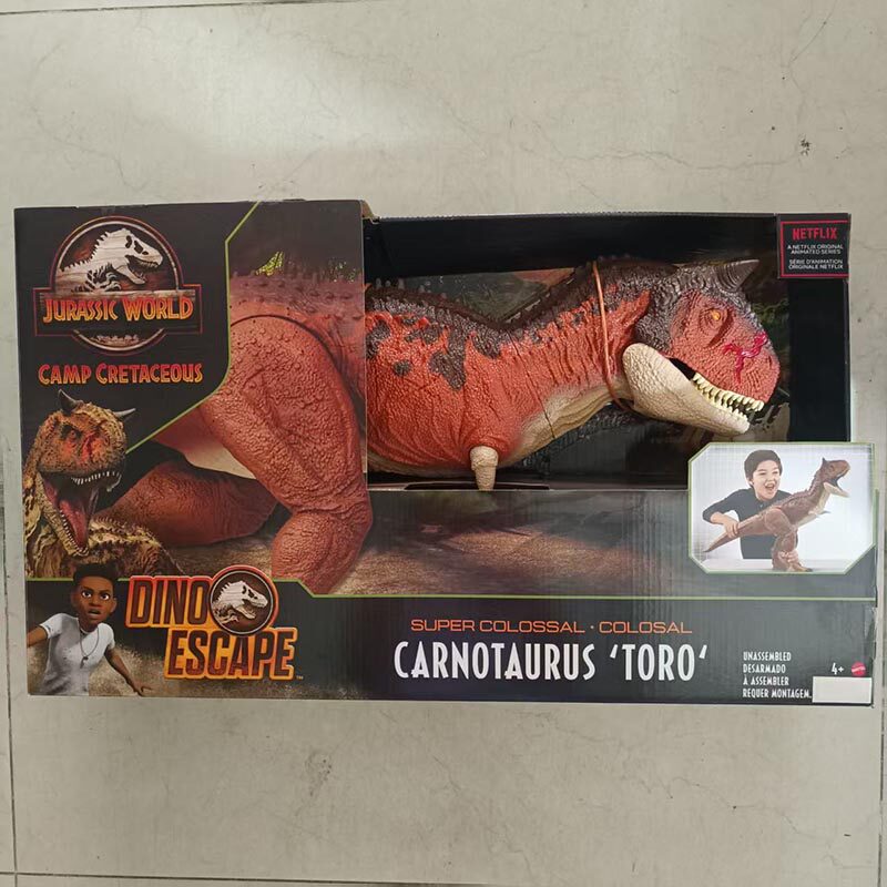 美泰侏罗纪世界电影同款大型声效攻击巨兽龙恐龙模型