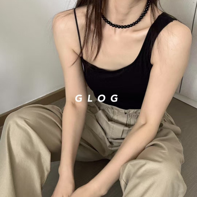 glog2025夏季不规则设计吊带背心