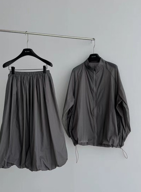 GLOG2026春季新款防晒运动套装夹克+运动休闲半裙两件套085/086