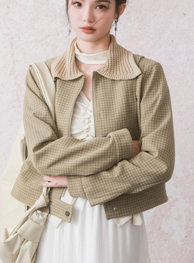 四季青米娜悦己2025秋季韩系宽松休闲风衣外套女百搭显瘦28008