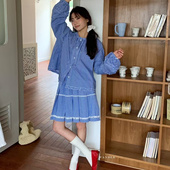 时尚 韩货WANDER2025秋季 韩版 气质百搭显瘦格子短裙女35656