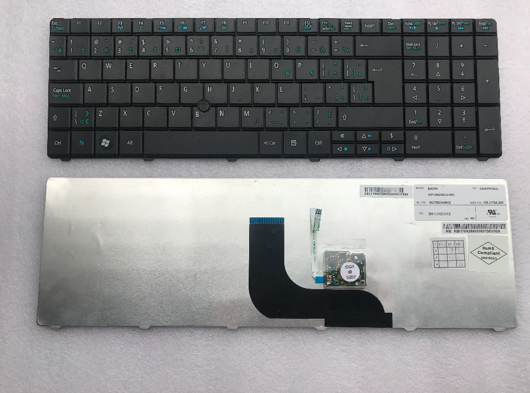 宏基 acer 6594 tm6594tg bad50 笔记本键盘 cf 英文通用