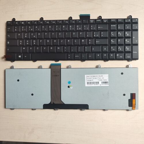 适用于 蓝天CLEVO P157SMA P117SM-A P177SM P155SM 键盘 法文 fr