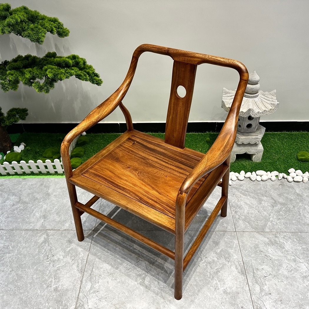 新中式实木榫卯结构圈椅