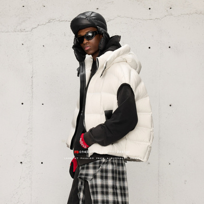 FD25冬季新潮牌面包羽绒服马甲