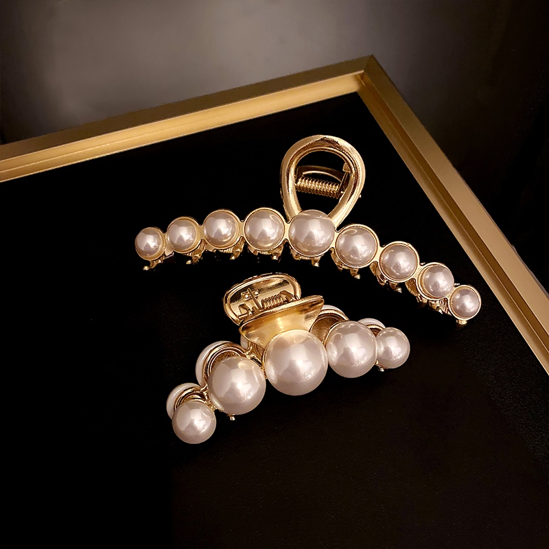 大小号发夹韩国优雅气质珍珠