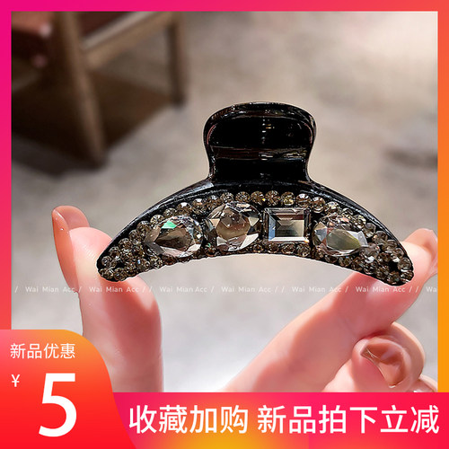 轻奢镶钻韩版百搭鲨鱼夹