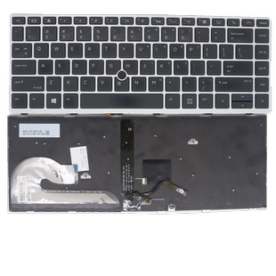 L14377 银色背光键盘 840 745 845 惠普 740 001 适用 键盘