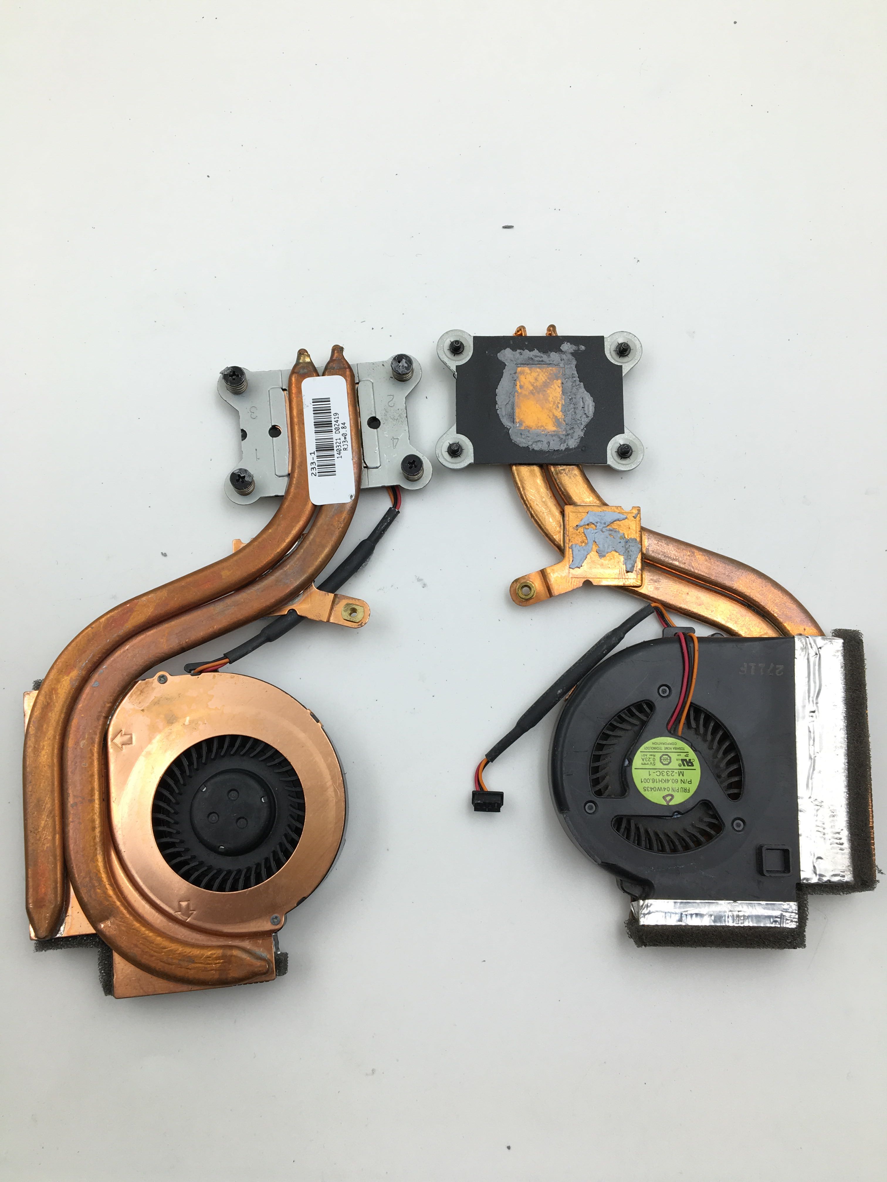 适用于联想X220 X220I X230 X230I风扇 散热器铜管 04W6921/22/30