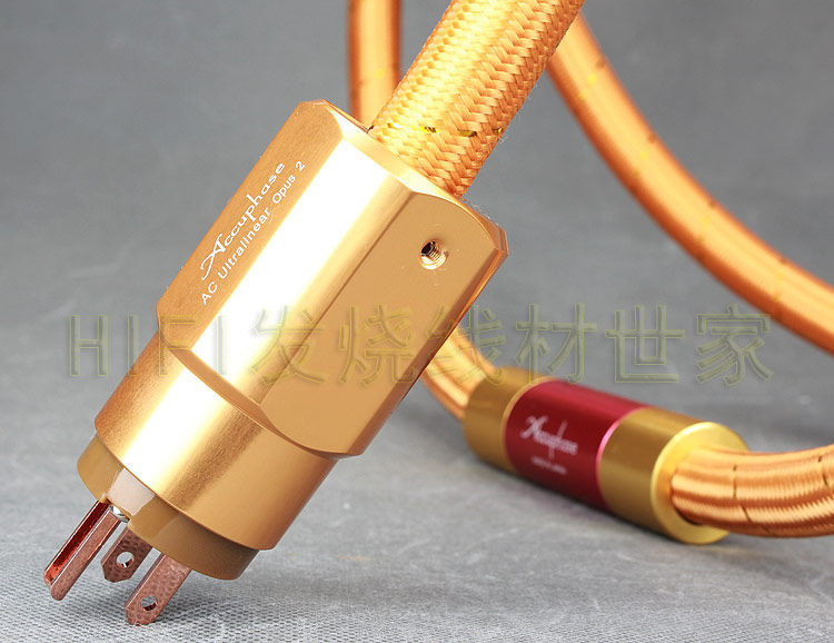 原装日本 Accuphase金嗓子OPUS 2 发烧电源线 电源线 极烧级别