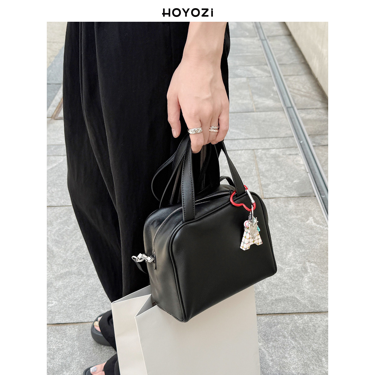 【小优家包包】HOYOZI真皮方块小挎包包女款2025单肩斜挎包,箱包皮具/热销女包/男包,托特包,淘宝优惠券,粉丝福利购,淘宝优惠卷