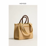 Свежая небольшая дизайнерская оригинальная соломенная сумка на одно плечо