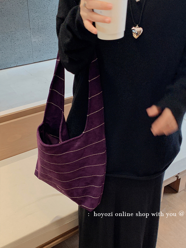 【小优家包包】刺绣腋下单肩包