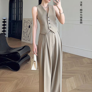 上衣裤 AS359西装 纸样女装 套装 子样板图纸 马甲阔腿裤