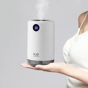 海纳斯加湿器D21 家用卧室轻音小型空气加湿伴侣 充电便携式