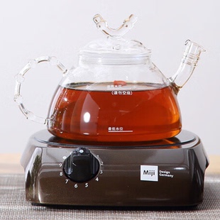 米技电陶炉I900电磁炉德国米技炉电煮茶炉便携台式 咖啡色 茶炉