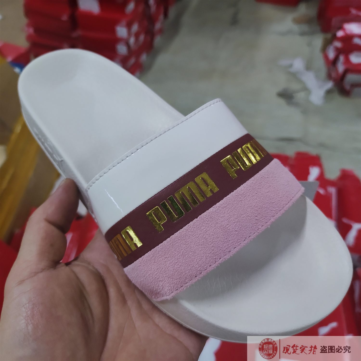 Puma/彪马透气时尚凉拖鞋