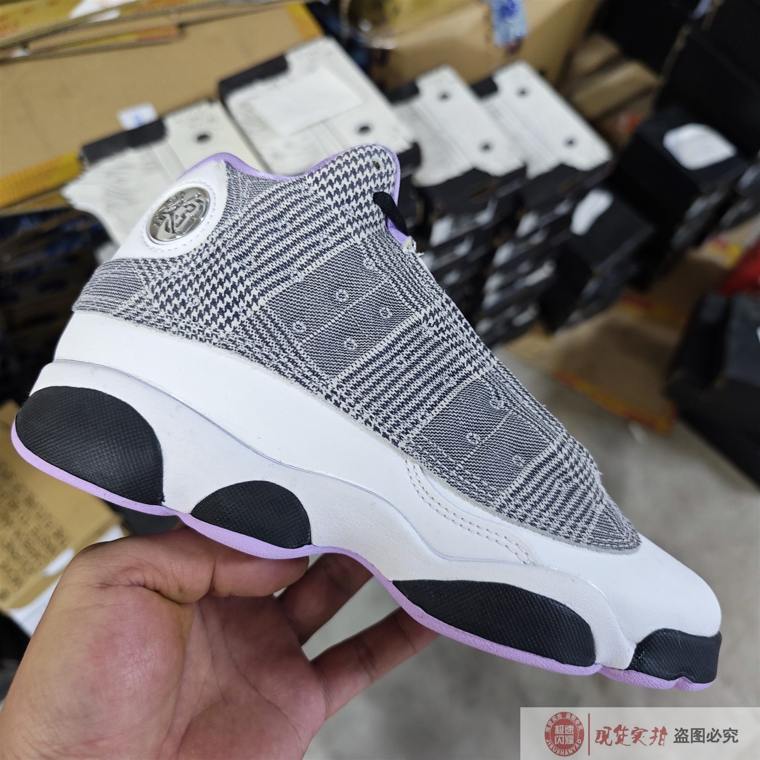 NikeAirJordan千鸟格高帮篮球