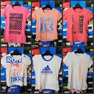 Adidas 女大童短袖 CF6650 6646 6665 6651 6741 6742 CV5398