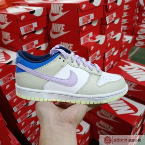 NIKE耐克女子Dunk Low (GS)运动板鞋低帮休闲鞋夏季款FB9109-103
