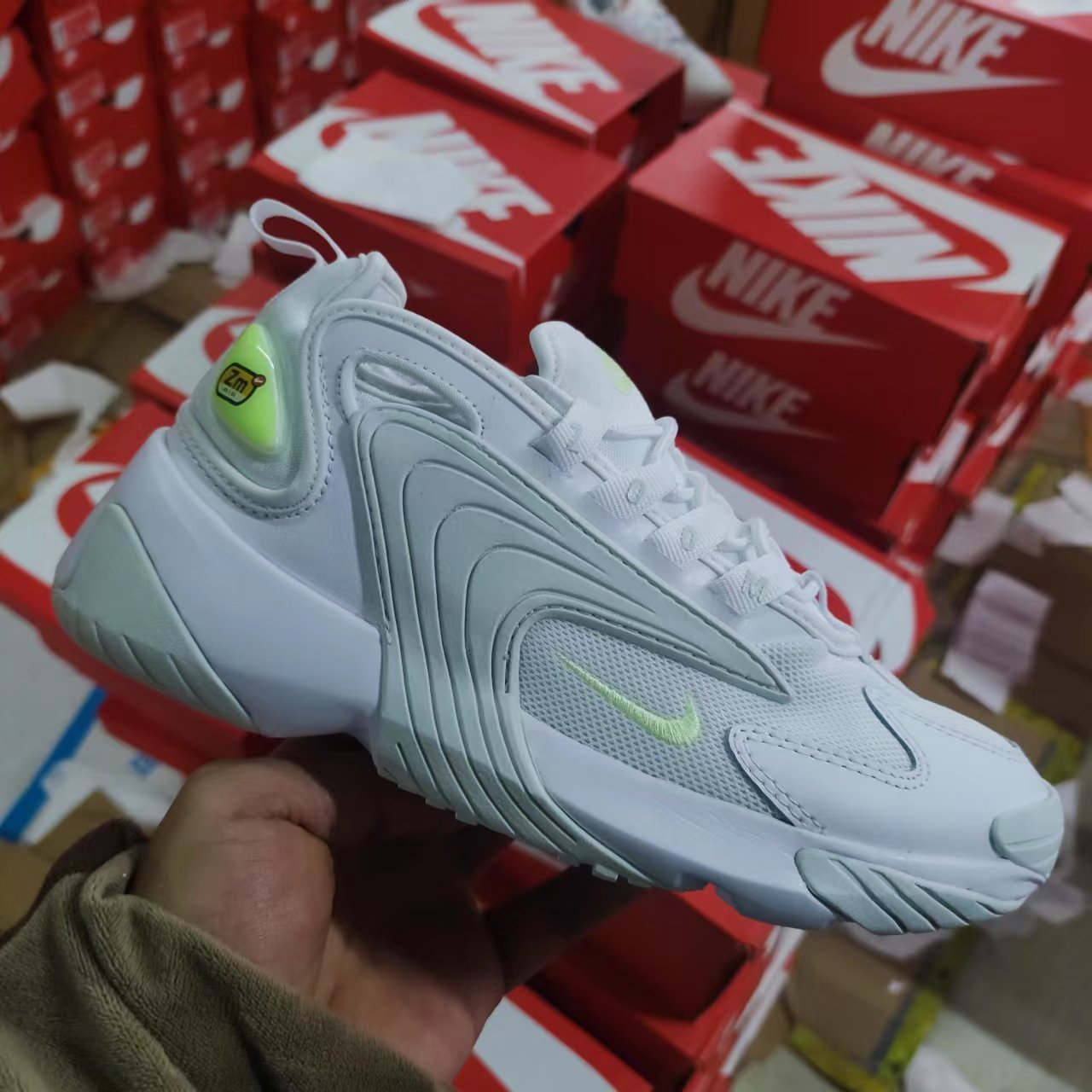 Nike耐克新款女子ZOOM 2K熊猫鞋复古休闲鞋AO0354-100-104-101 运动鞋new 跑步鞋 原图主图