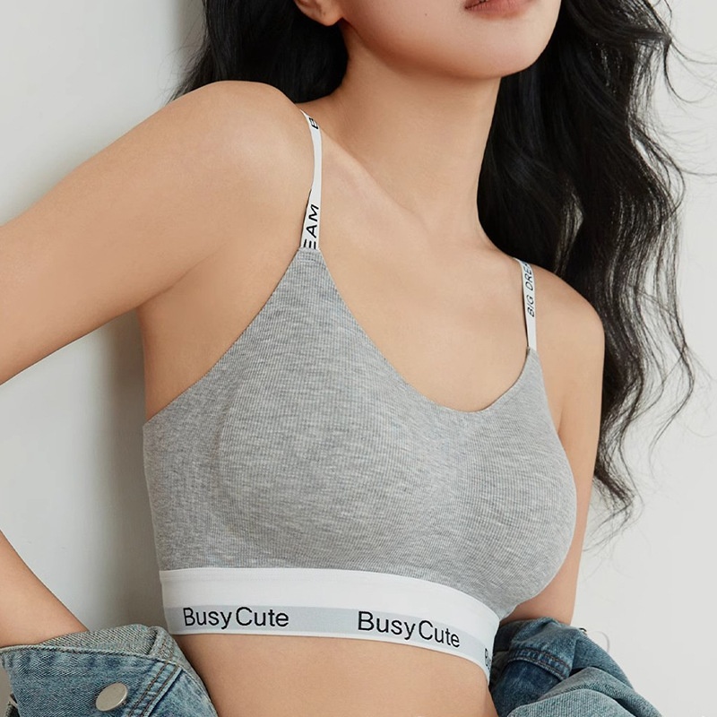 新款无痕内衣女小胸聚拢防下垂收副乳无钢圈美背运动文胸罩bra