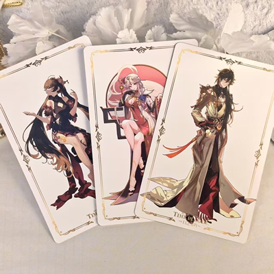 同人谷游戏周边钟离雷电将军温迪时光誓约系列卡片（余量）