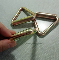 Большой металлический треугольный пряжка висят тяжелые предметы, висящие песчаные палаты палатка, мешок, пряжка, железная пряжка, пряжка, внутренний диаметр 4,8 см