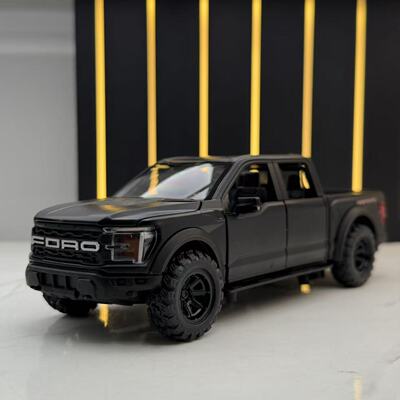 po合金车模1:32福F特f150皮卡越野带儿童玩具车模型摆件收藏礼物