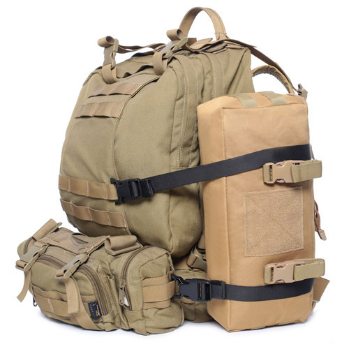 背包MOLLE战术扩展可调固定绑带