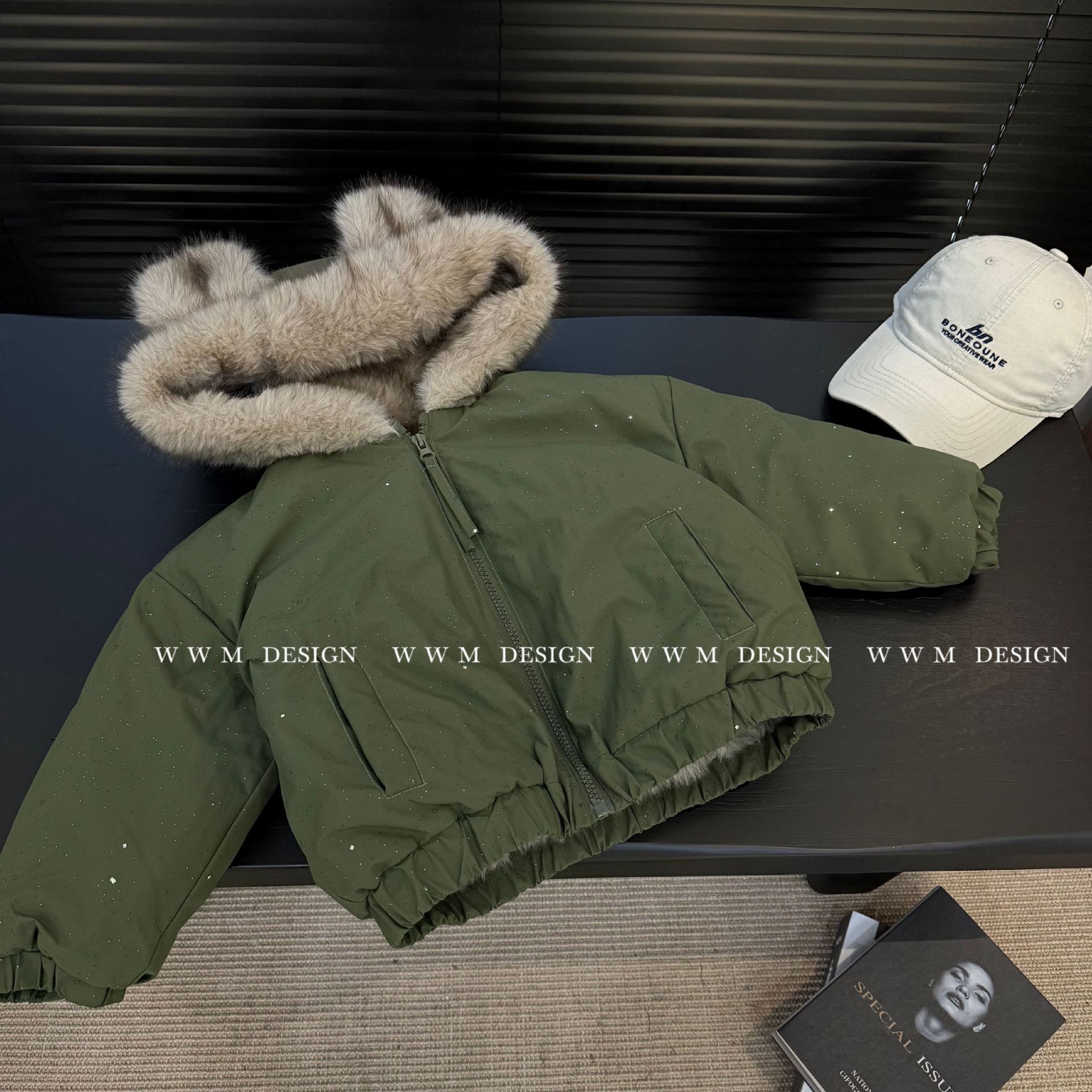 女童棉服2025新款冬季加厚保暖棉衣外套中大儿童洋气时髦棉袄上衣