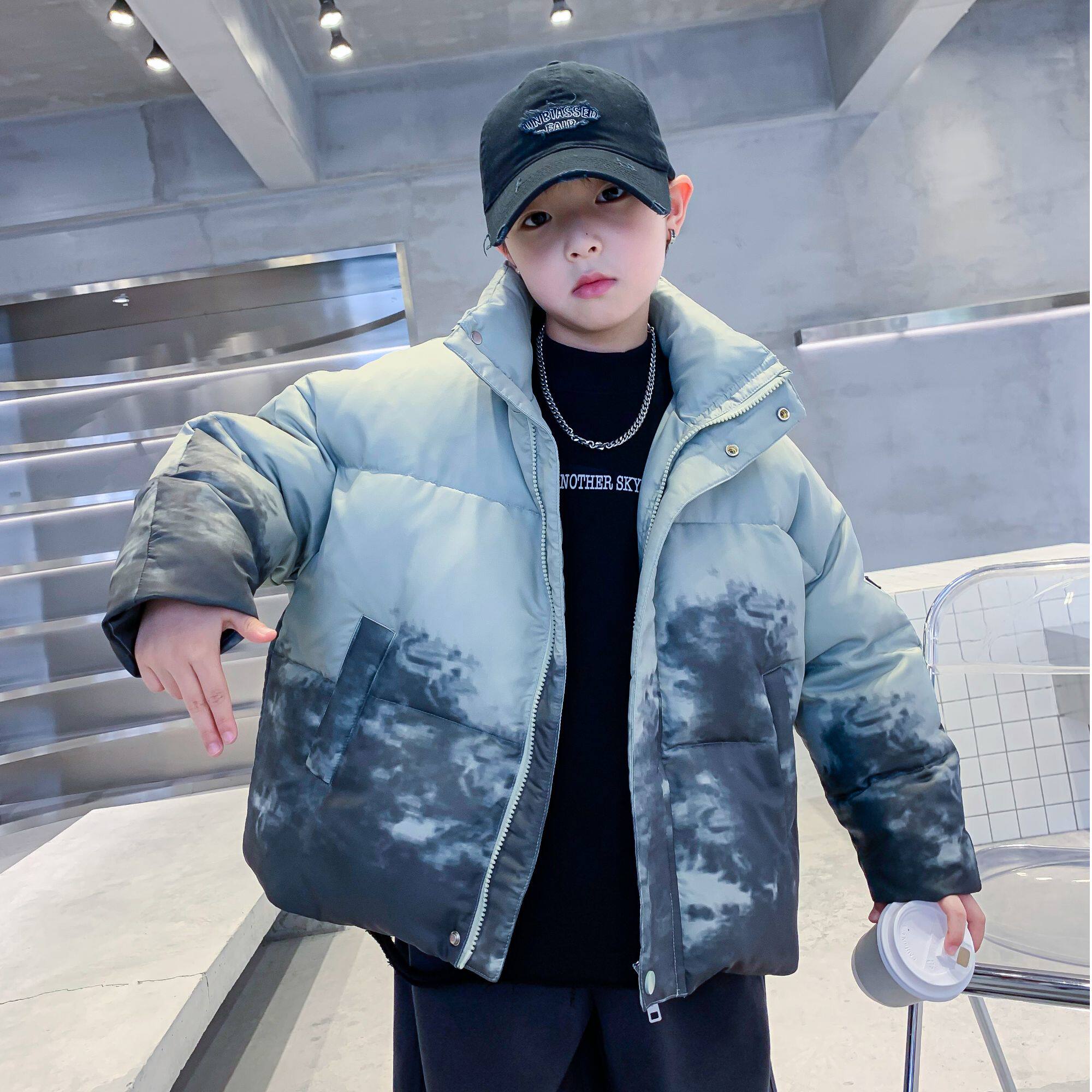 男童潮流休闲时尚连帽羽绒服K244YRF4610