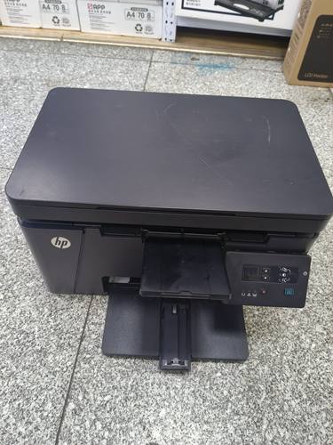 惠普M126a黑白激光打印机A4打印复印扫描多功能一体机USB连接