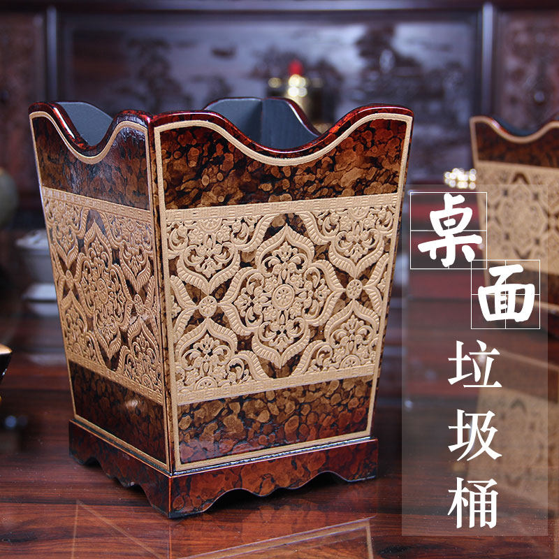 桌面垃圾桶时尚创意桌上收纳桶迷你小垃圾桶无盖笔筒笔架小号包邮