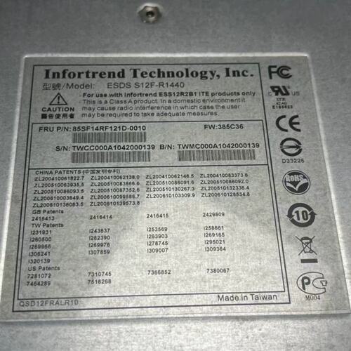 议价Infortrend ESDS S12F-R1440
